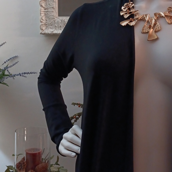 A Black Front Tails Cardigan Size Sm - Picture 3 of 8